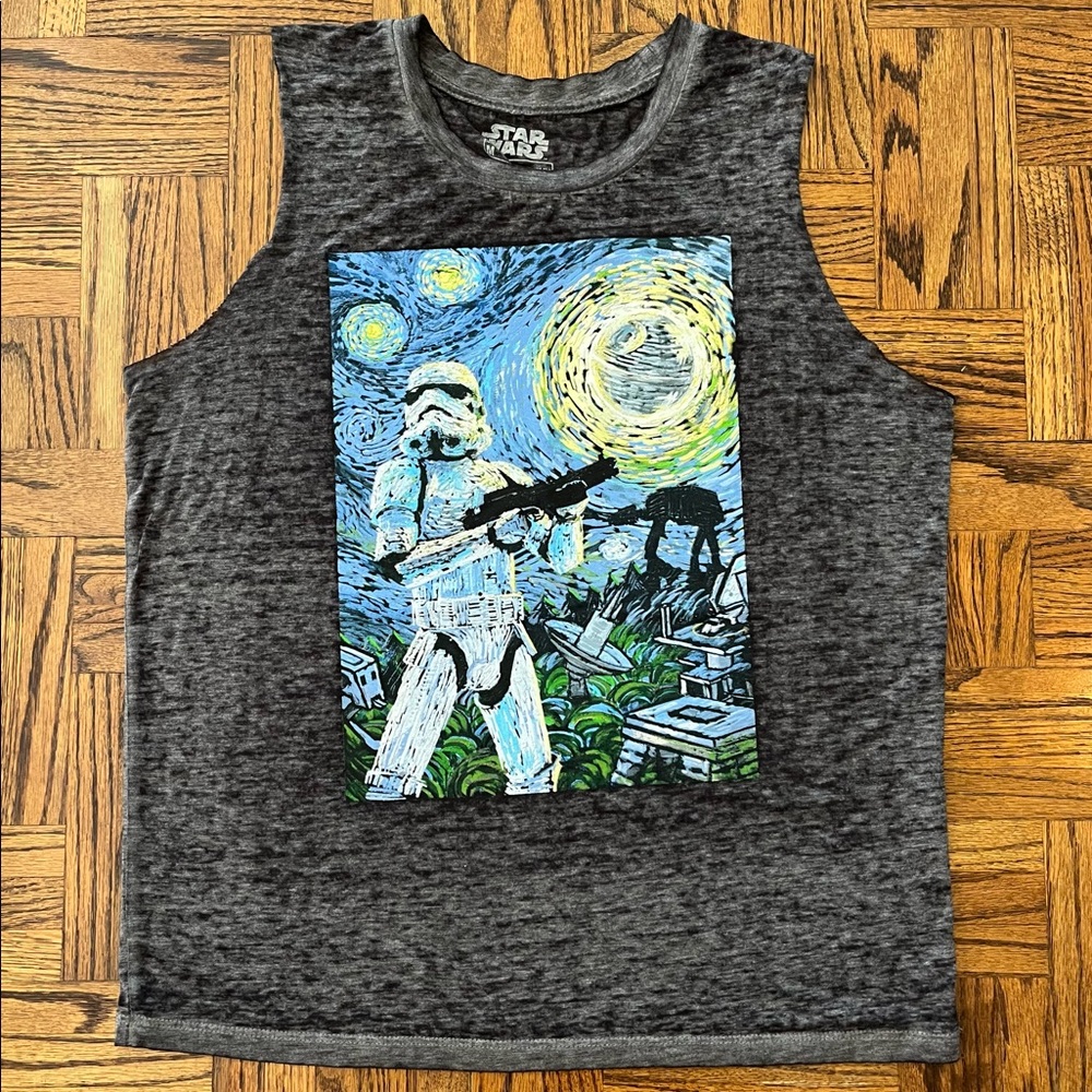Star Wars Burnout Tank Starry Starry Night M